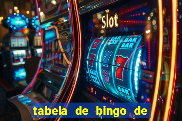 tabela de bingo de 1 a 100